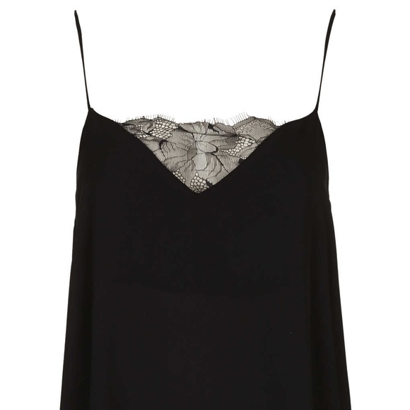 Topshop | Black Cami, Lace Detail (6) - Picture 1 of 3